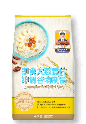 instant jumbo rolled oats hlp-800g