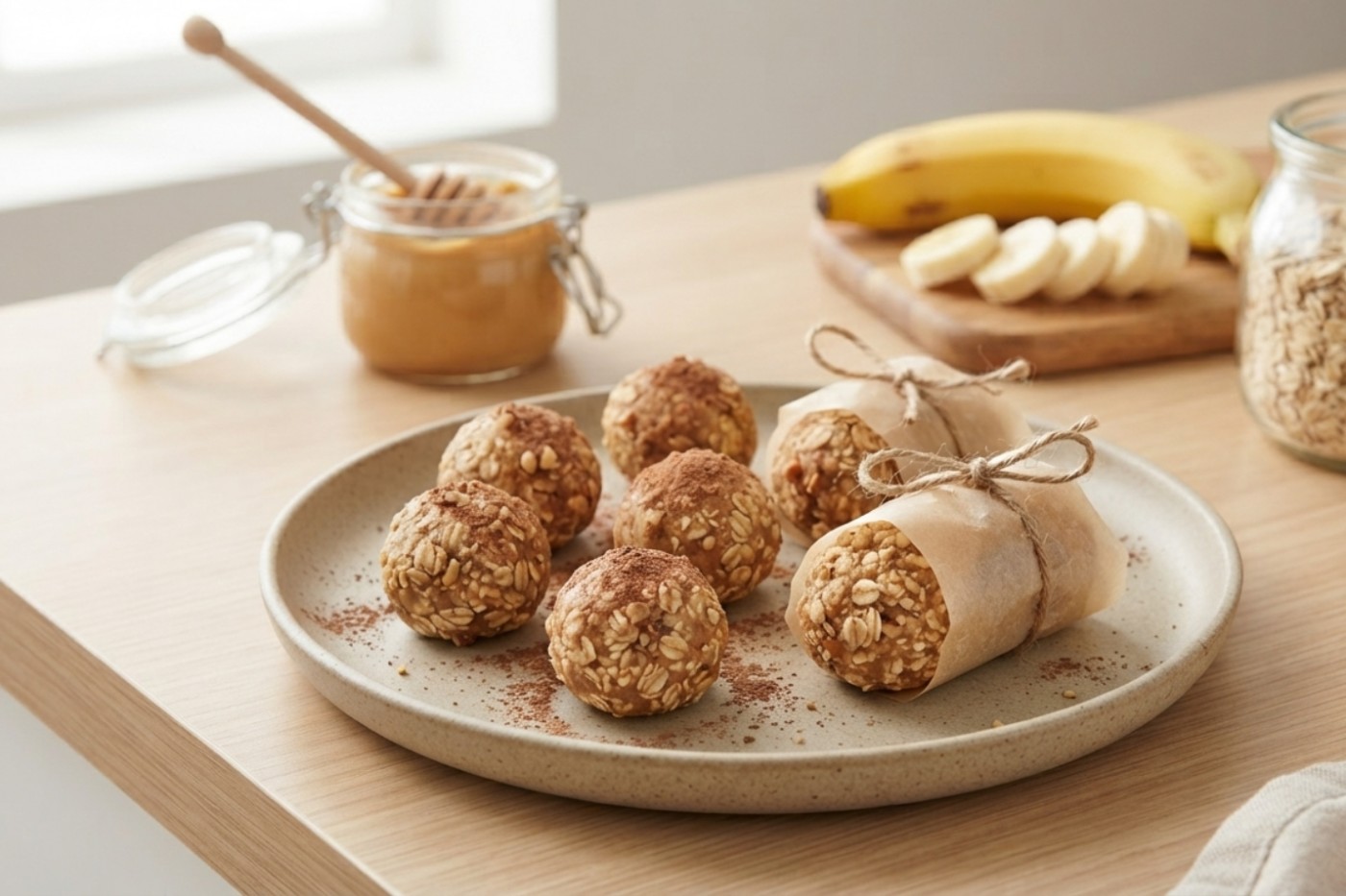 Peanut Butter Banana Oat Ball-cover
